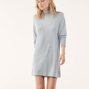 Splendid Supersoft Mock neck Dress Heather Grey